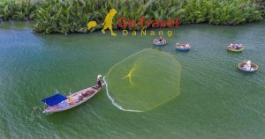 Hoi An Lantern Festival with optional Marble Mountain, Stone Village, Coconut River & Memory Show