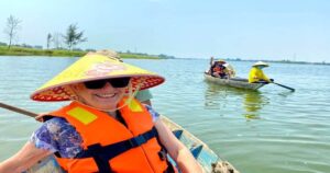 Hoi An Lantern Festival with optional Marble Mountain, Stone Village, Coconut River & Memory Show